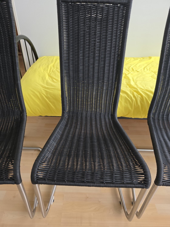 Image 1 of 4 chaises de salle à manger Tecta B25