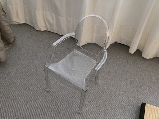 Sedia per bambini Lou Lou Ghost di Kartell