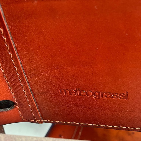 Image 1 of Ensemble de 12 chaises Matteo Grassi MG5 - cognac