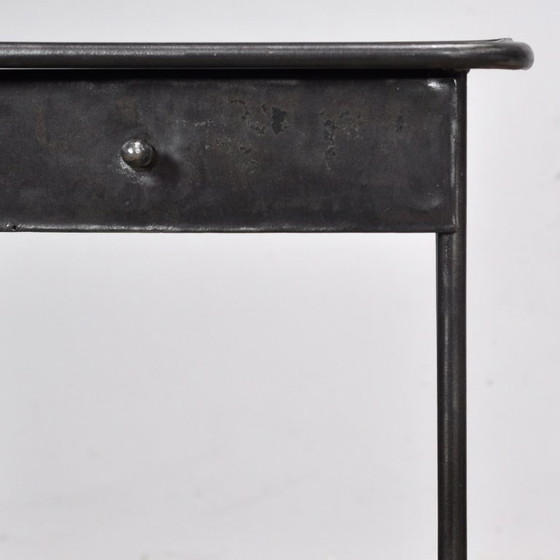 Image 1 of Set ijzeren nachtkastjes, jaren 1910