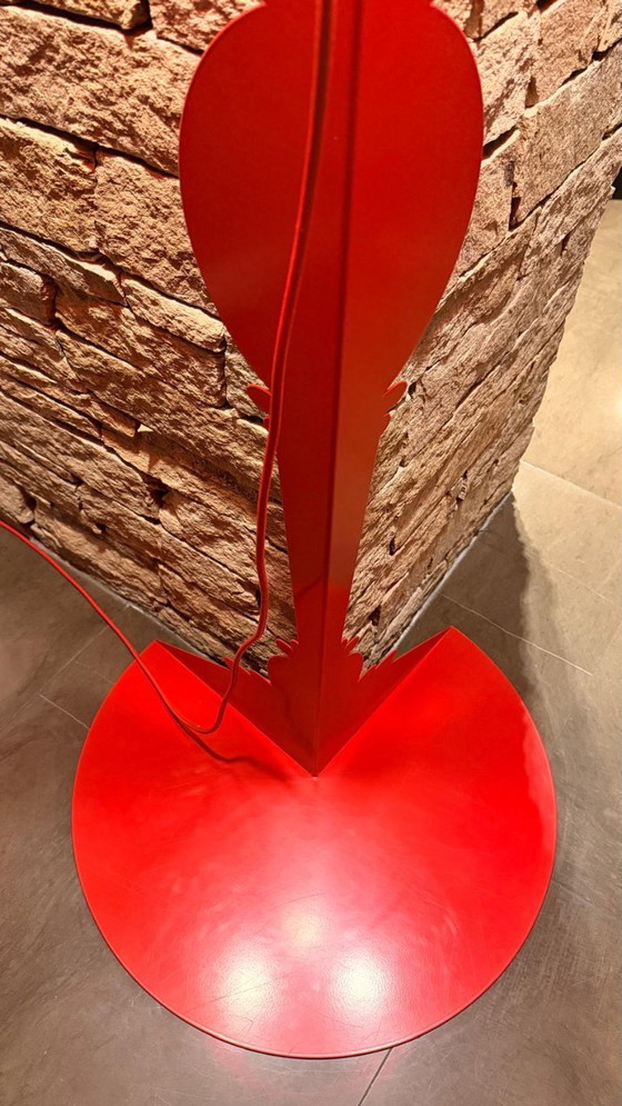 Image 1 of Lámpara de pie de esquina roja