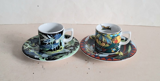 Image 1 of Bopla! Langenthal Swiss 2 demaste/espresso cups and saucers.