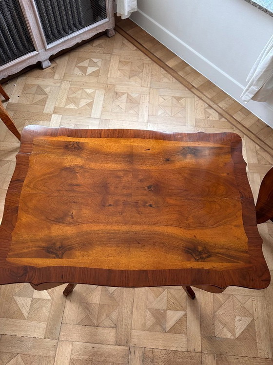 Biedermeier Table – Wood, Brass (photo 16 of 16)