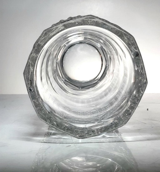  Vase/ designed by Jiri Repasek, stained glass