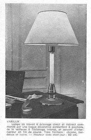 Jumo chrome lamp from the 1950s – Table lamps, Art Deco (photo 12 of 13)
