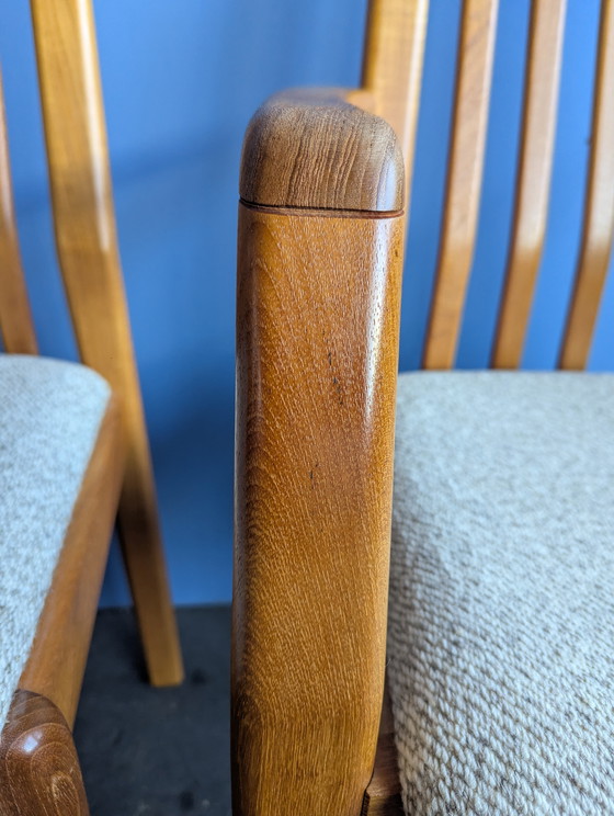 Image 1 of Set aus 5 Dyrlund Teak-Esszimmerstühlen, Dänemark