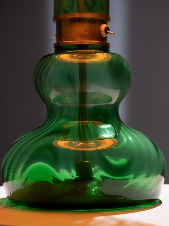 Image 1 of Glastischlampe, Karl Wiedmann, 1930er, Deutschland