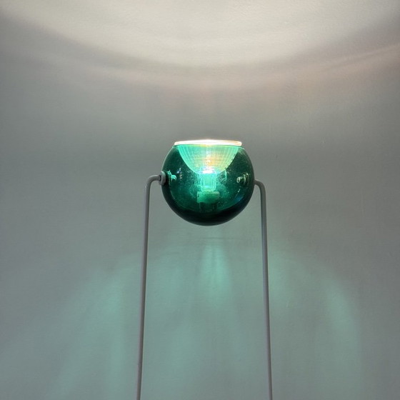 Skipper Table Lamp Gemma in Granite and Green Plexiglass Design 1980's – Metal (photo 6 of 8)