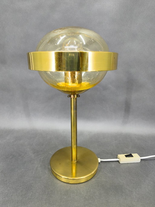 Space Age Glass Table Lamp by Kamenický Šenov, 1970s