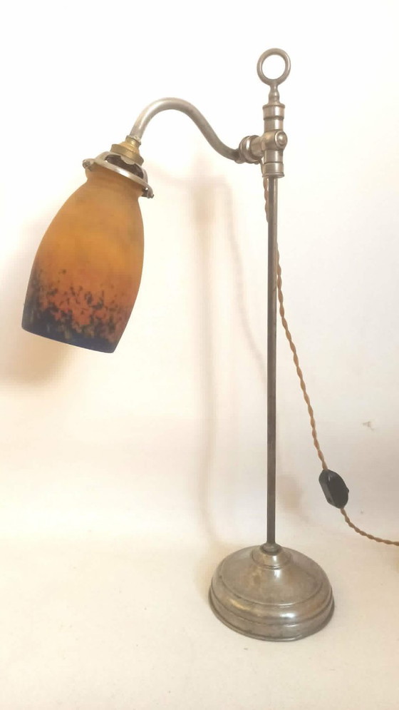 Image 1 of Muller Art Deco Height Adjustable Table Lamp, 53 cm