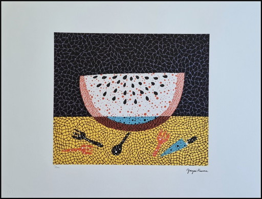 D'après Yayoi Kusama, Pastèque, Lithographie, années 1990