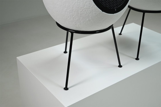 Image 1 of Ensemble de haut-parleurs BS 404 de Joseph Léon pour Elipson, France des années 1960.