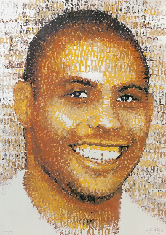 Image 1 of Britz, Chris - Ronaldo - Signé à la main - Lithographie offset