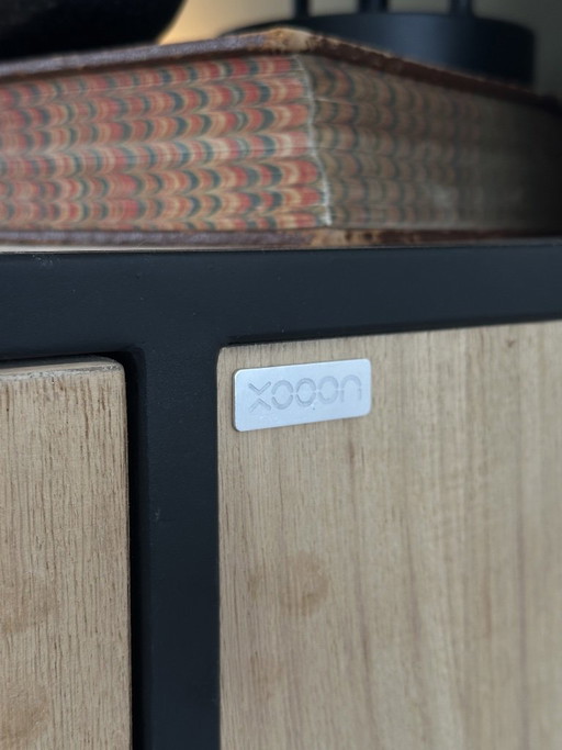 Meuble TV Xooon Kinna 190 cm — Tramwood Fumé – tv meubelen, Gold (photo 2 of 5)