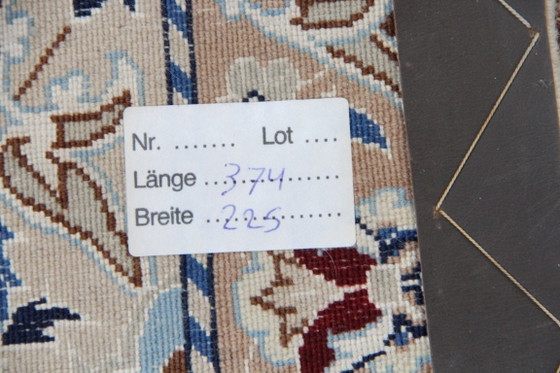 Tappeto Persiano Originale Annodato a Mano Nain 9 LA Fine con Seta 374 x 225 cm – Tappeti, Cotton, Wool (photo 14 of 14)