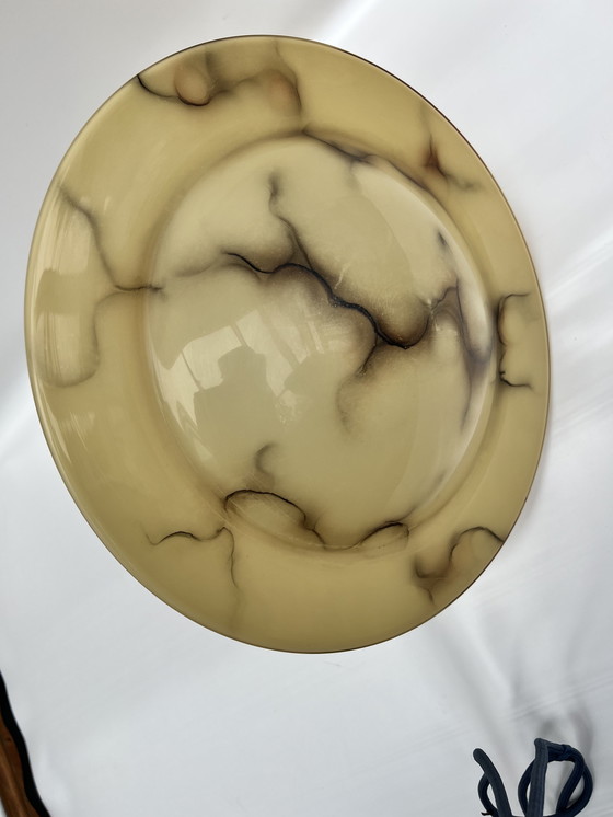 Image 1 of Plafonnier Art déco avec décor fumé (env. années 1930)