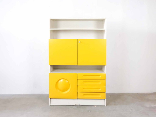 Zeldzame Space Age kast model noro door Gwinner Duitsland 1970'sa