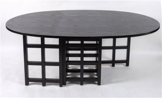 Image 1 of Table 322 DS1 by Charles Rennie Mackintosh for Cassina