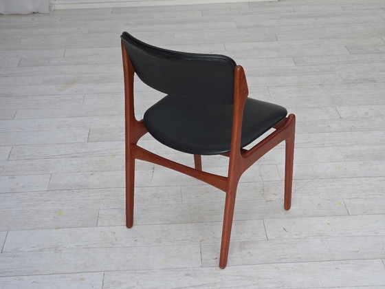 Image 1 of Dänisches Design aus den 1960er Jahren von Erik Buch, Modell 49, Stuhlpaar, Teakholz.