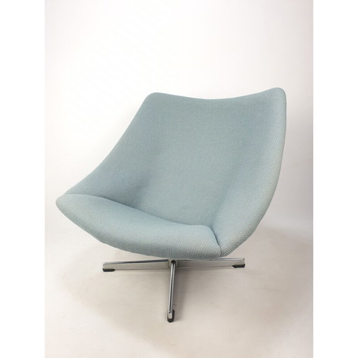 Vintage Oyster Chair mit Kreuzfuß von Pierre Paulin für Artifort 1965s