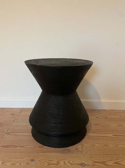 Massief teak side table  