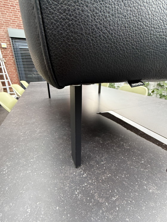 Montel Hocker | Poef | Zwart Leer – Hockers en poefs, Leather (photo 10 of 11)