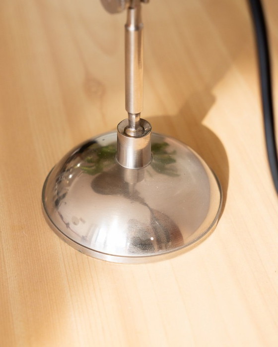 Image 1 of Lampe de bureau Habitat Tommy – Vintage années 1990, métal chromé poli