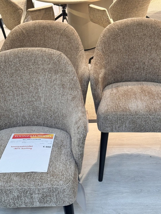 Image 1 of set di 4 sedie da pranzo