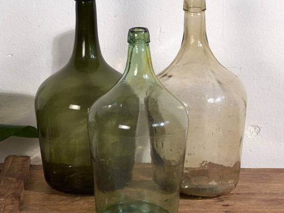 Ciotole in vetro antiche (c.1920). Set di 3 pezzi #38 – Bicchieri e caraffe, Glass (photo 2 of 16)