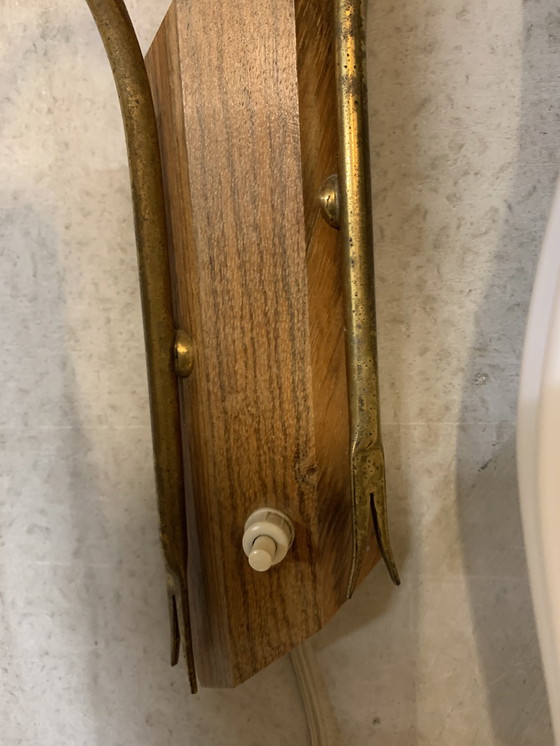 Image 1 of Scandinavian double wall lamp 1950s