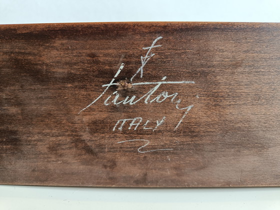 Image 1 of Signed Marcello Fantoni Brutalist Metal Steamboat Sculpture, Italy 1960s