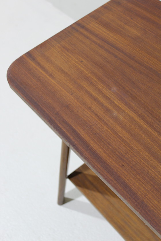 Image 1 of Vintage Side Table, Audio Table - 1960s, Teak