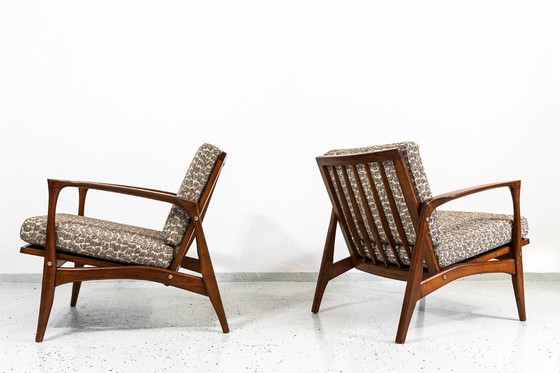 Image 1 of Fauteuils style années 60, Danemark, lot de 2
