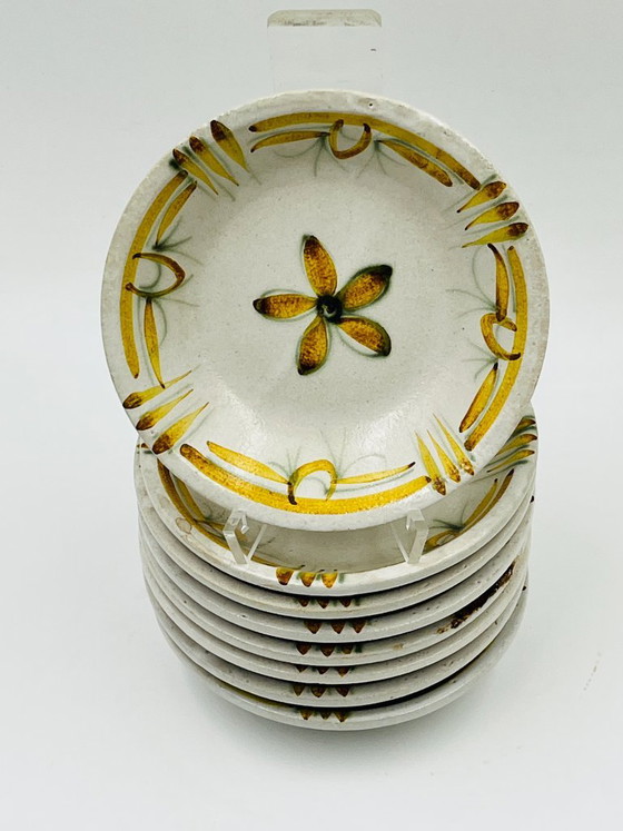 Set van acht Keraluc Quimper Renaissance kommen, 1960 – Servies, Ceramic (photo 2 of 8)