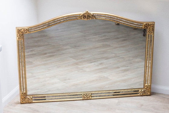 Image 1 of Specchio vintage DeKnudt "Legend" - Stile Hollywood Regency / Barocco - 129x89 cm