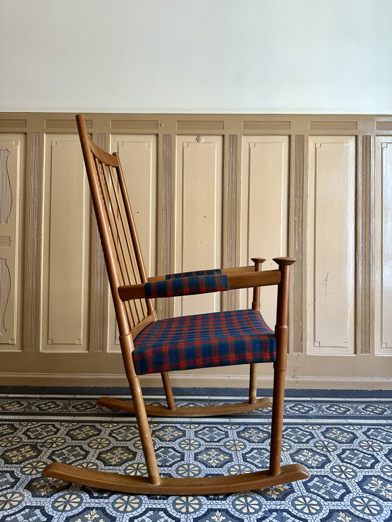 Image 1 of Fauteuil à bascule de Karl-Axel Adolfsson pour Gemla, Suède années 1960