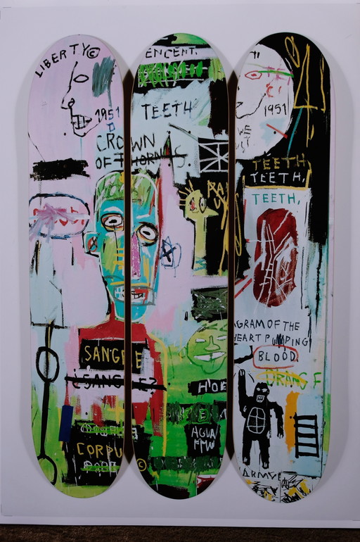 Jean-Michel Basquiat "Skateboard" Poster