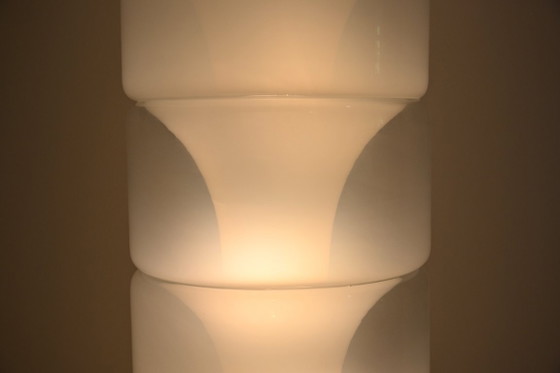 Image 1 of Lampada da terra Sfumato LT316 in vetro di Murano, disegnata da Carlo Nason per Mazzega, anni '70.