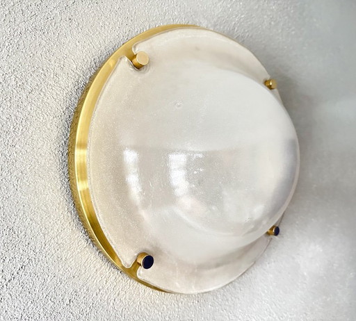 Vintage Glashütte Limburg lamp