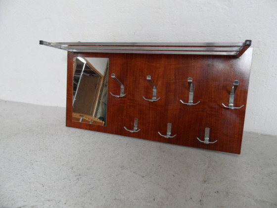 Image 1 of Vintage coat rack with mirror