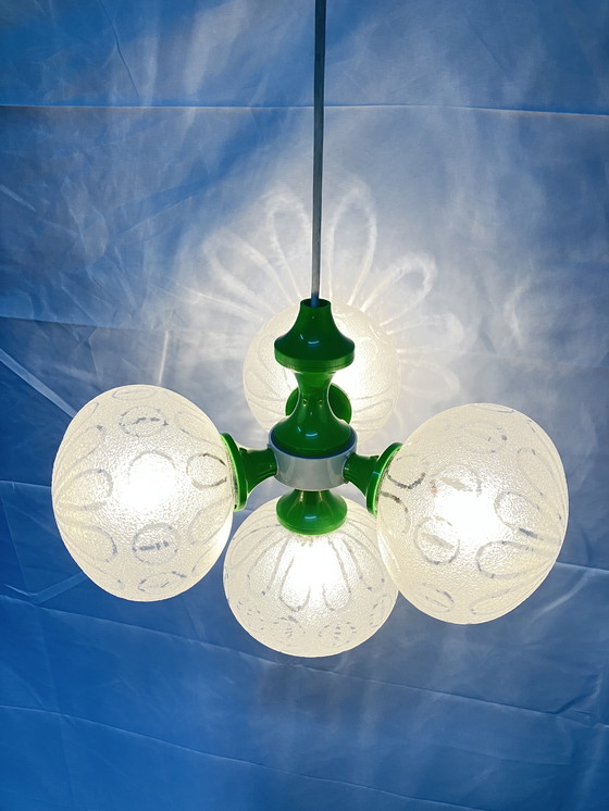 Image 1 of Vintage pendant lamp by Richard Essig Germany 1970s
