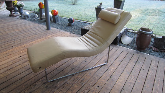 Image 1 of Poltrona/sdraio in pelle "Rolf Benz 680" in ottime condizioni