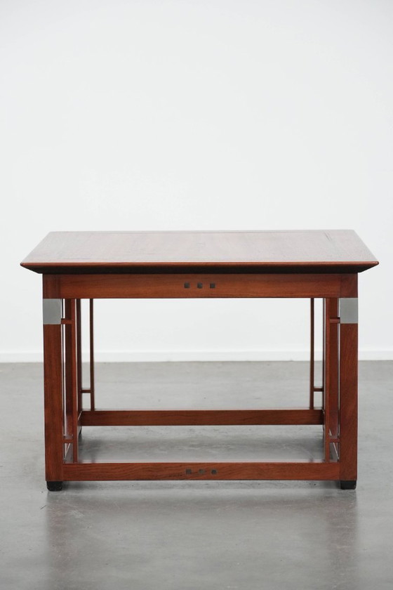 Image 1 of Square Art Deco Schuitema design side/coffee table from the Decoforma series