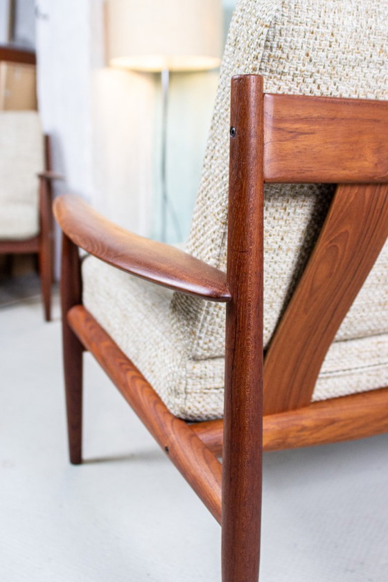 Image 1 of Canapé vintage en teck Grete Jalk France and Son, milieu du siècle