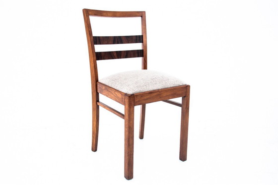 Image 1 of Art-Déco-Stuhl, Polen, 1930er Jahre.