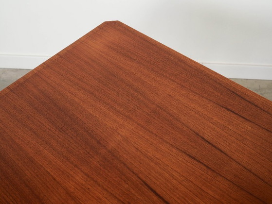 Image 1 of Opklapbare teakhouten tafel, Italiaans design, jaren 70, gemaakt in Italië.