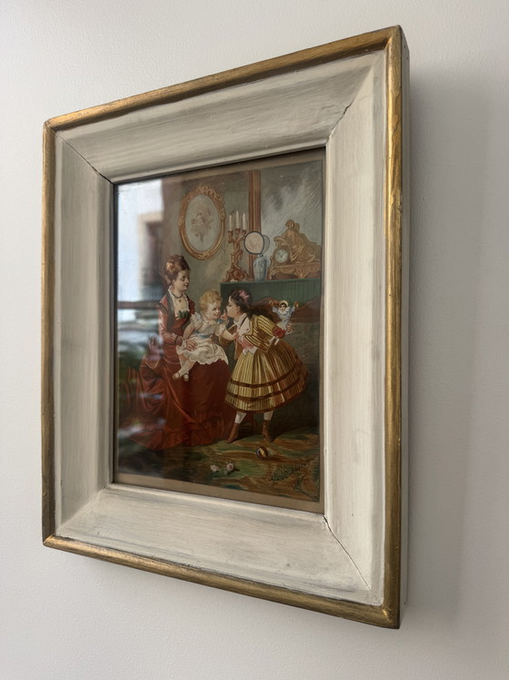 Image 1 of Gouache sur papier ancienne