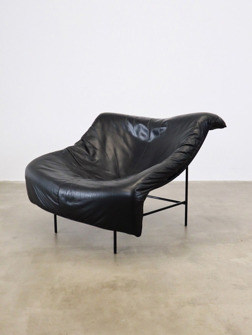 Montis Butterfly Chair Black Leather