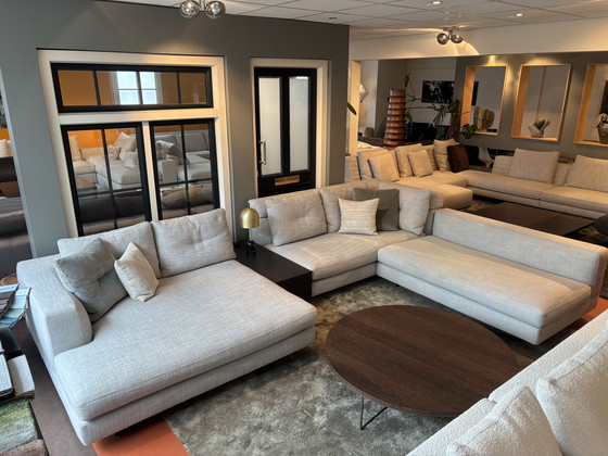 Image 1 of Minotti Alexander modular corner sofa fabric cat. G