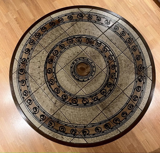 Image 1 of 1 x Danish Vintage Teak and Ceramic Coffee Table 1970s